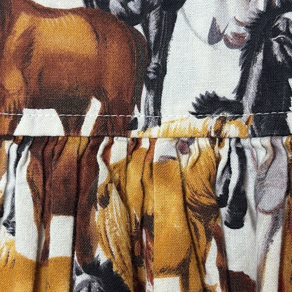 An Original by Babies ‘n Bows | Vintage Horse Equestrian Print Sleeveless Dress - Picture 14 of 17